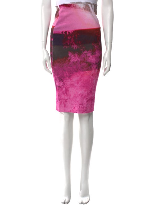 McQ Alexander McQueen Tie-Dye Print Knee-Length Skirt