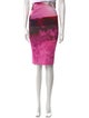 McQ Alexander McQueen Tie-Dye Print Knee-Length Skirt
