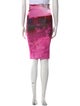 McQ Alexander McQueen Tie-Dye Print Knee-Length Skirt
