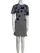McQ Alexander McQueen Crew Neck Mini Dress
