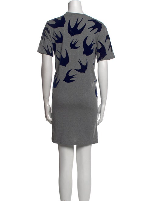 McQ Alexander McQueen Crew Neck Mini Dress