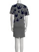 McQ Alexander McQueen Crew Neck Mini Dress