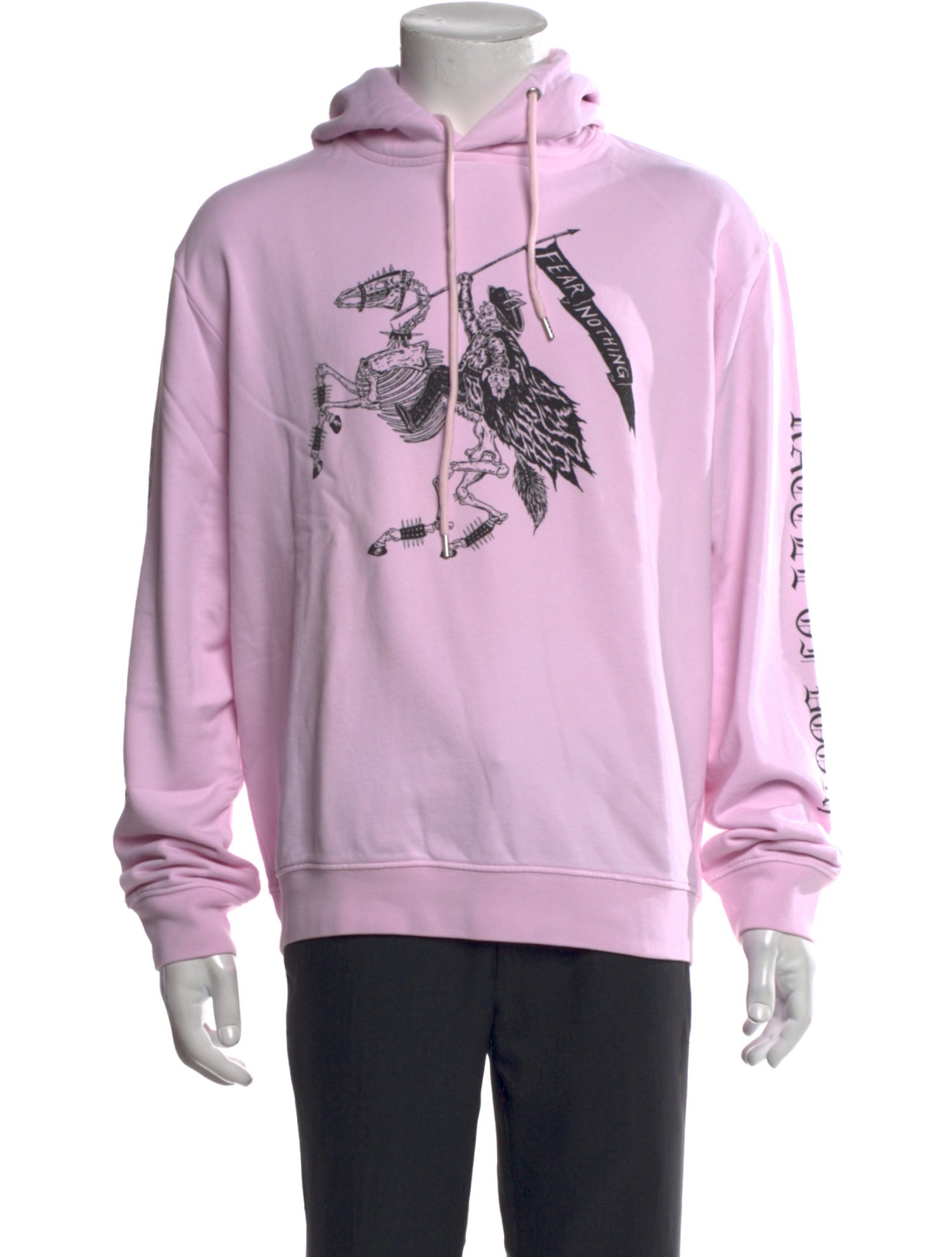 McQ Alexander McQueen Graphic Print Crew Neck Hoodie