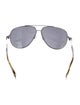 McQ Alexander McQueen Skull Aviator Sunglasses
