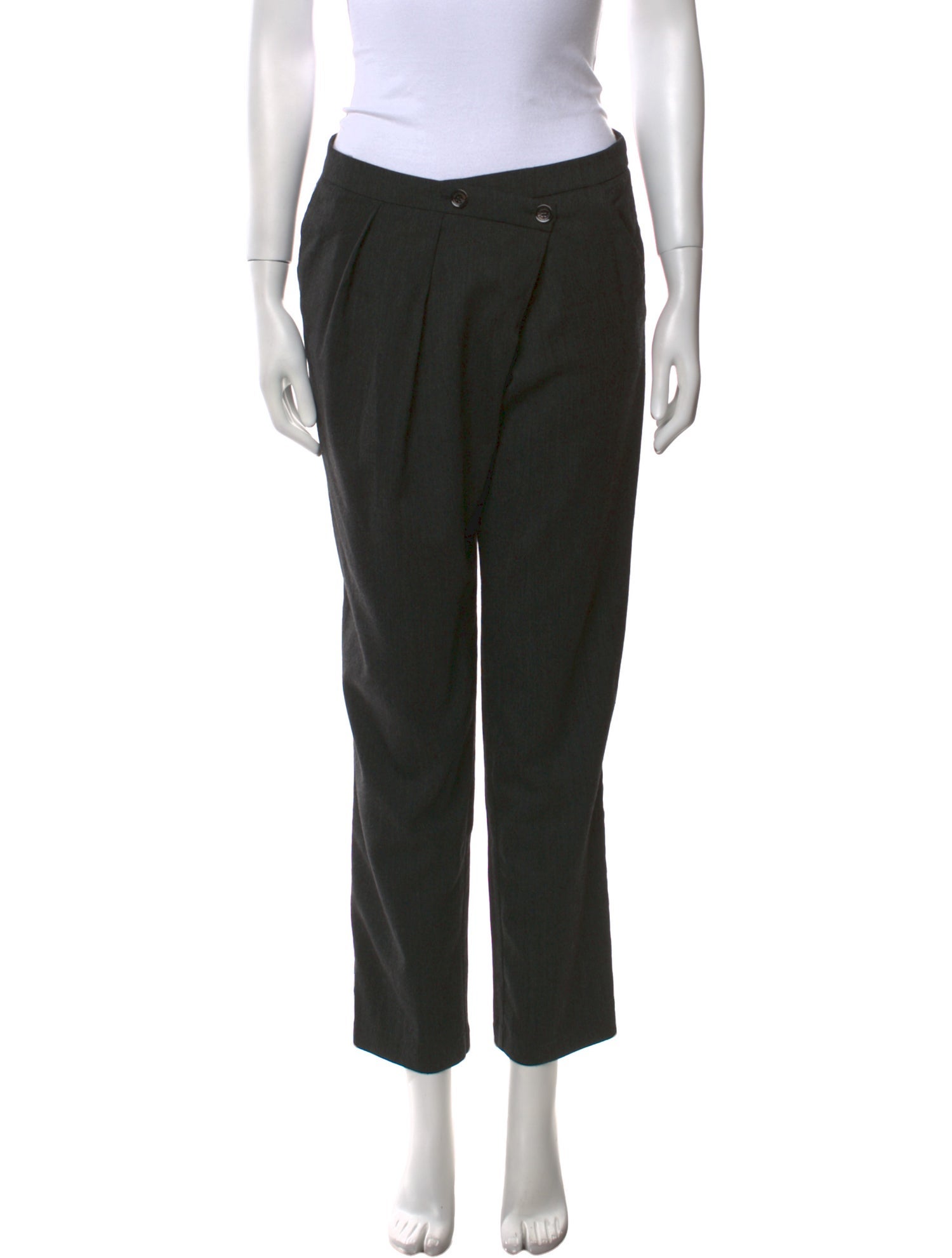 McQ Alexander McQueen Wool Straight Leg Pants