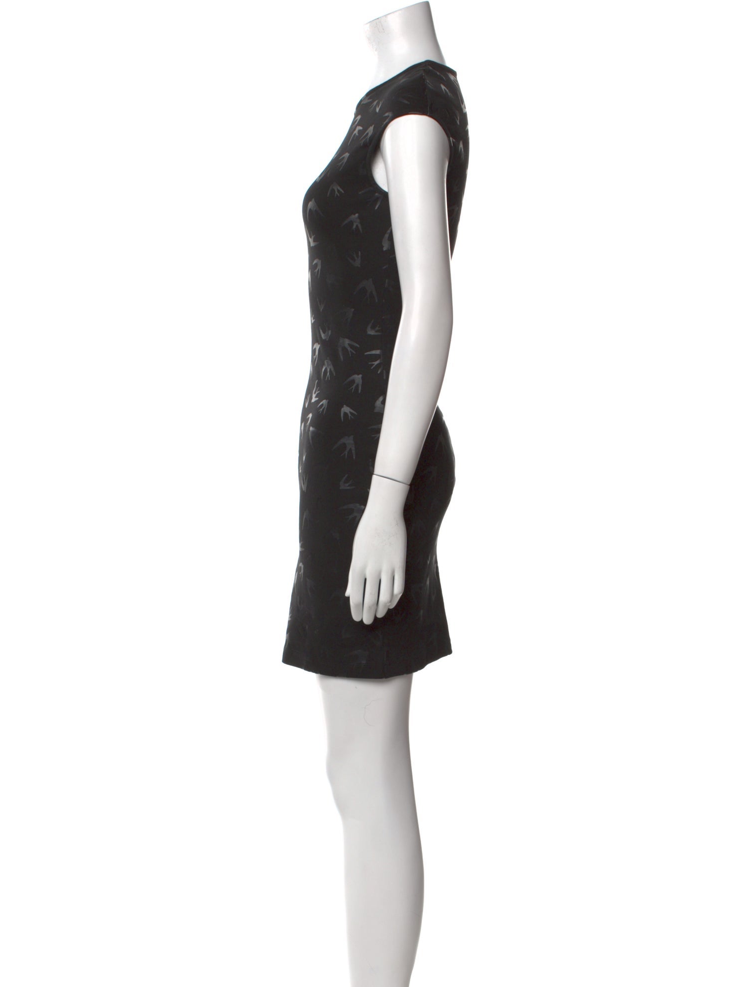 McQ Alexander McQueen Printed Mini Dress