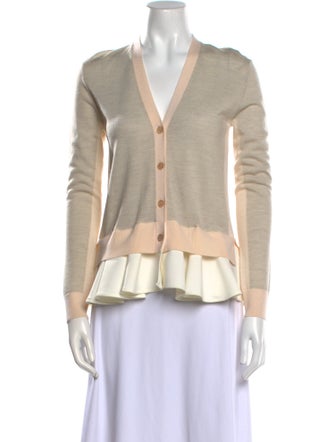 McQ Alexander McQueen Wool Colorblock Pattern Sweater