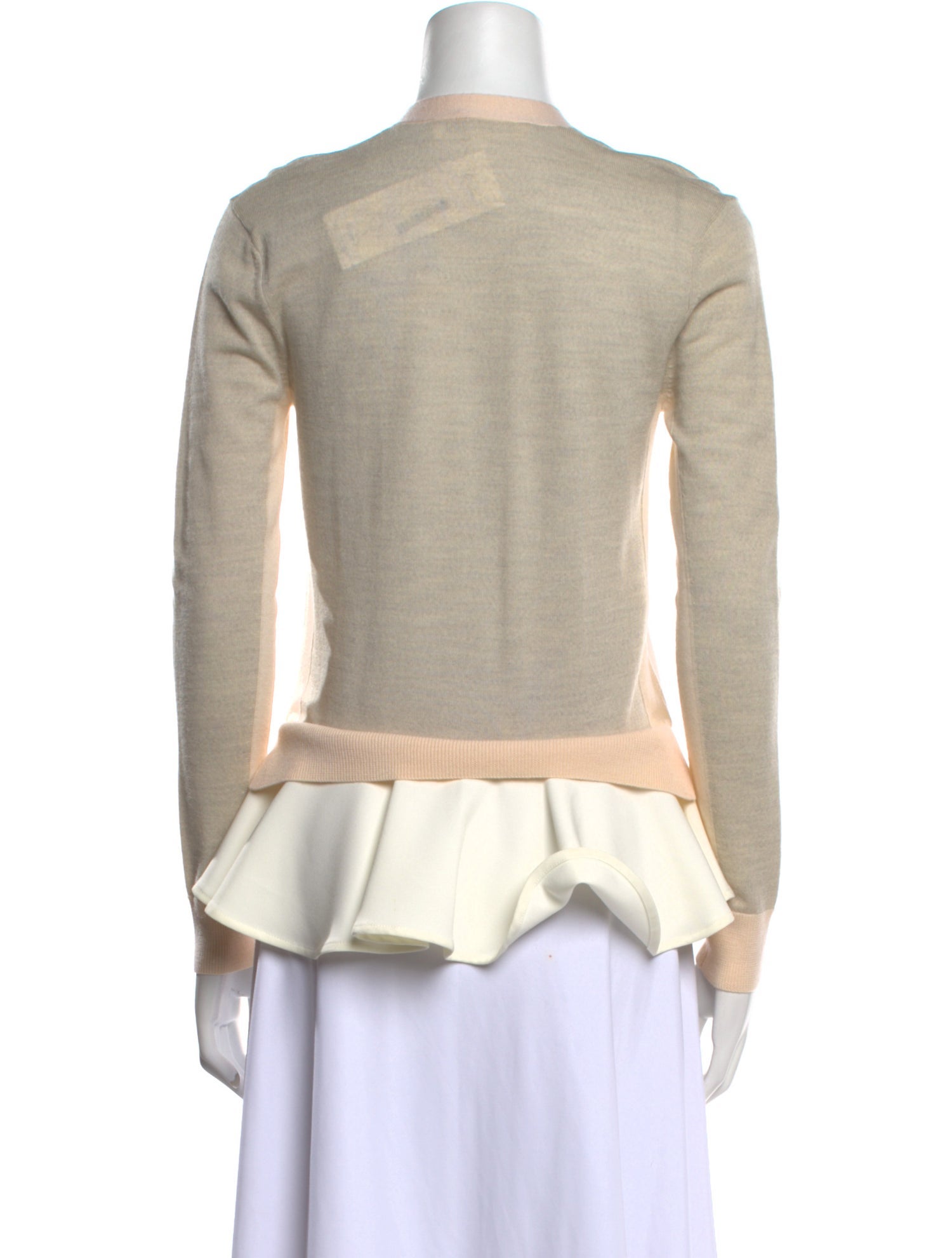 McQ Alexander McQueen Wool Colorblock Pattern Sweater