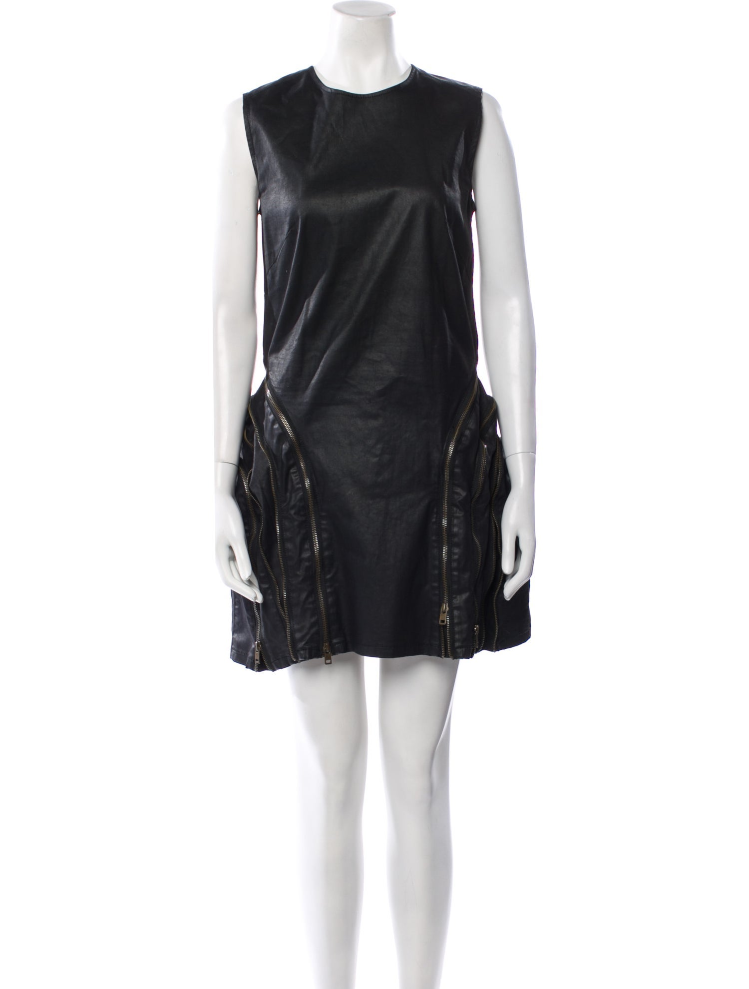 McQ Alexander McQueen Crew Neck Mini Dress