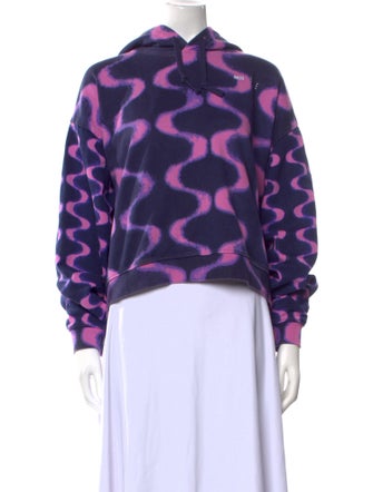 McQ Alexander McQueen Printed Crew Neck Sweatshirt