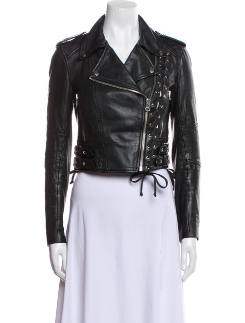 McQ Alexander McQueen Leather Biker Jacket