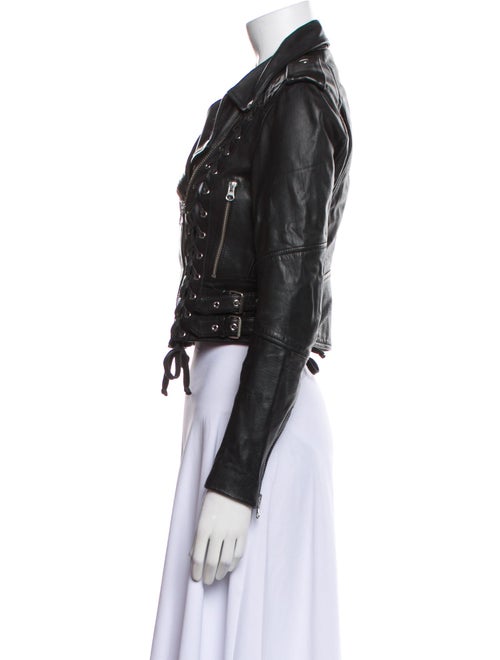McQ Alexander McQueen Leather Biker Jacket