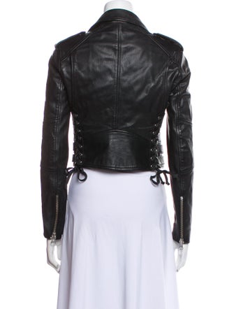 McQ Alexander McQueen Leather Biker Jacket