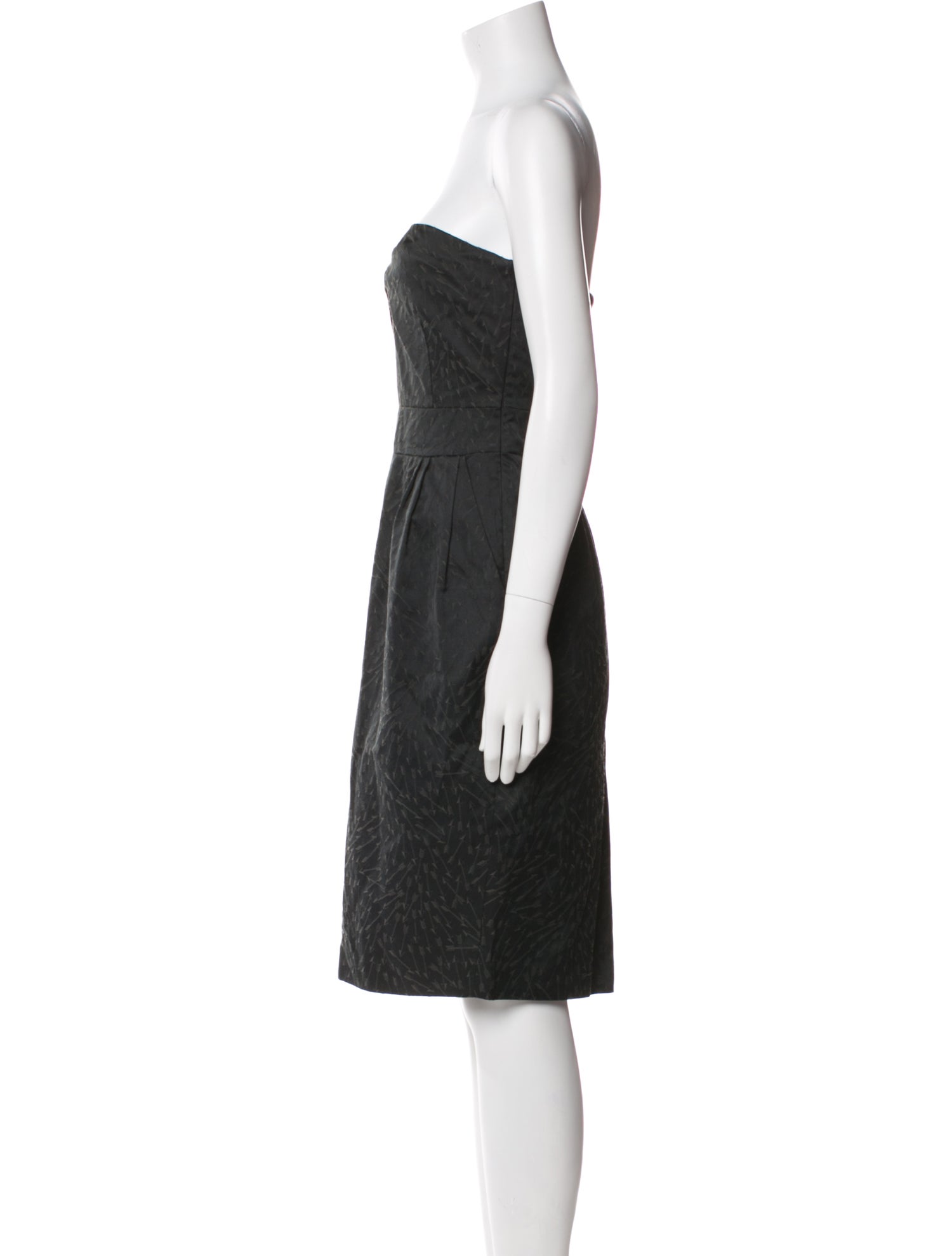 McQ Alexander McQueen Strapless Mini Dress