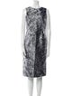 McQ Alexander McQueen Printed Midi Length Dress