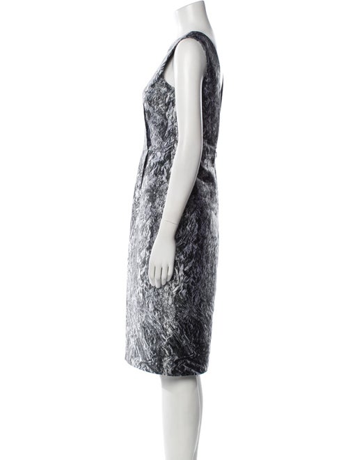 McQ Alexander McQueen Printed Midi Length Dress