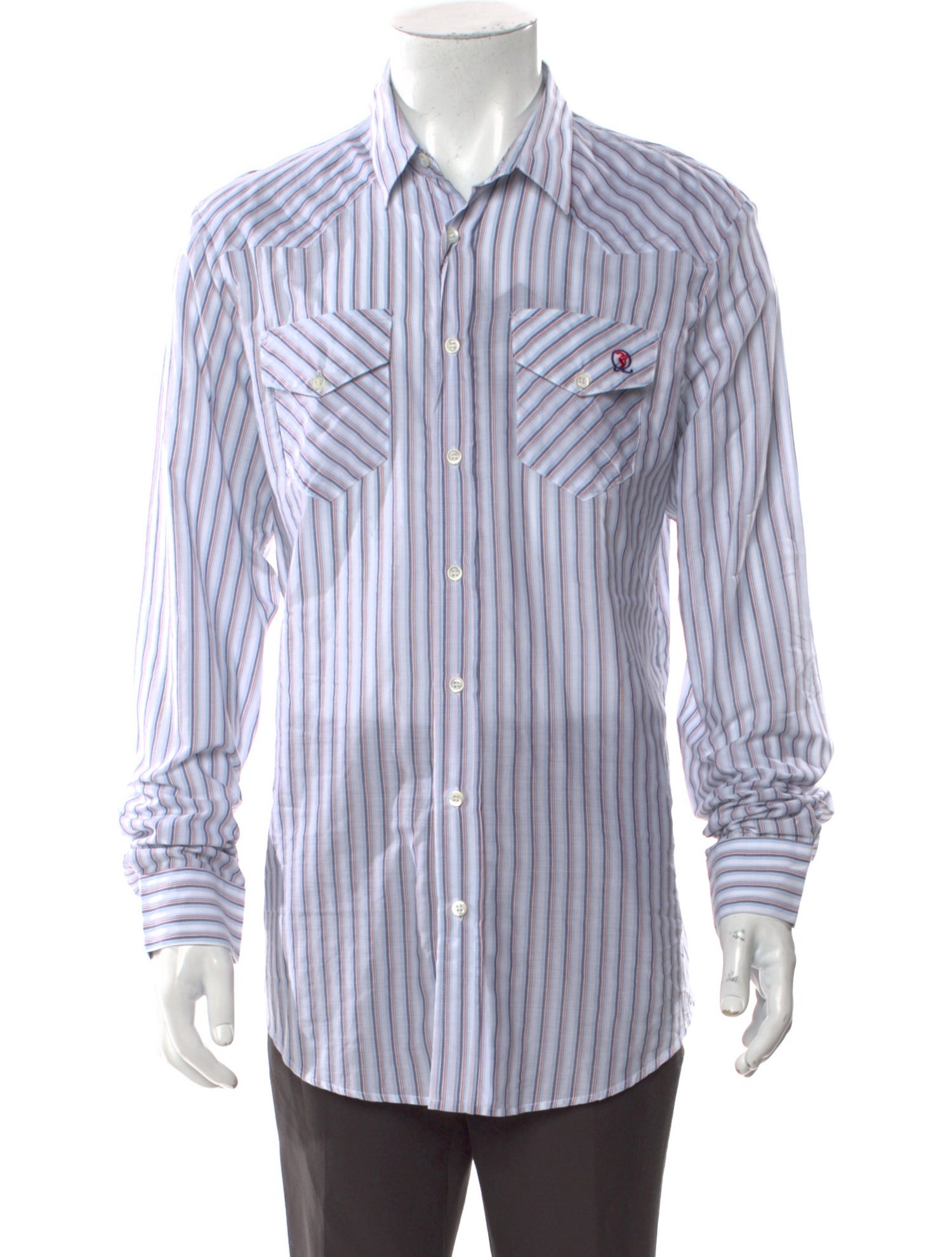 McQ Alexander McQueen 2004 Striped Western Shirt