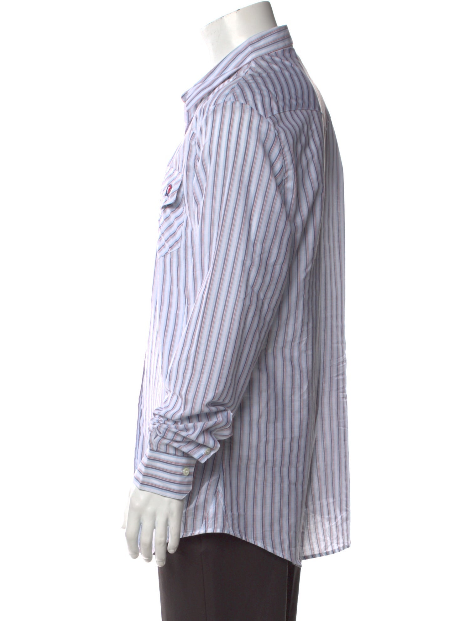McQ Alexander McQueen 2004 Striped Western Shirt