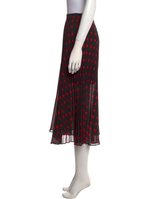 McQ Alexander McQueen Polka Dot Print Midi Length Skirt