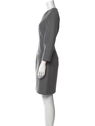 McQ Alexander McQueen Virgin Wool Knee-Length Dress