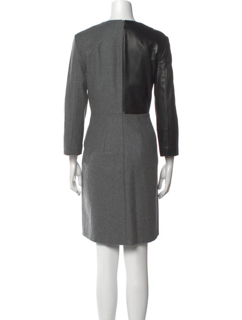 McQ Alexander McQueen Virgin Wool Knee-Length Dress