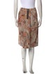 McQ Alexander McQueen Floral Print Knee-Length Skirt