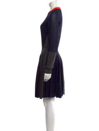 McQ Alexander McQueen Wool Knee-Length Dress