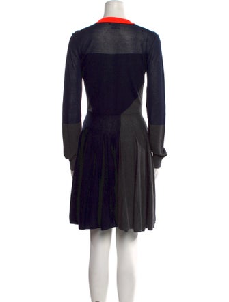 McQ Alexander McQueen Wool Knee-Length Dress