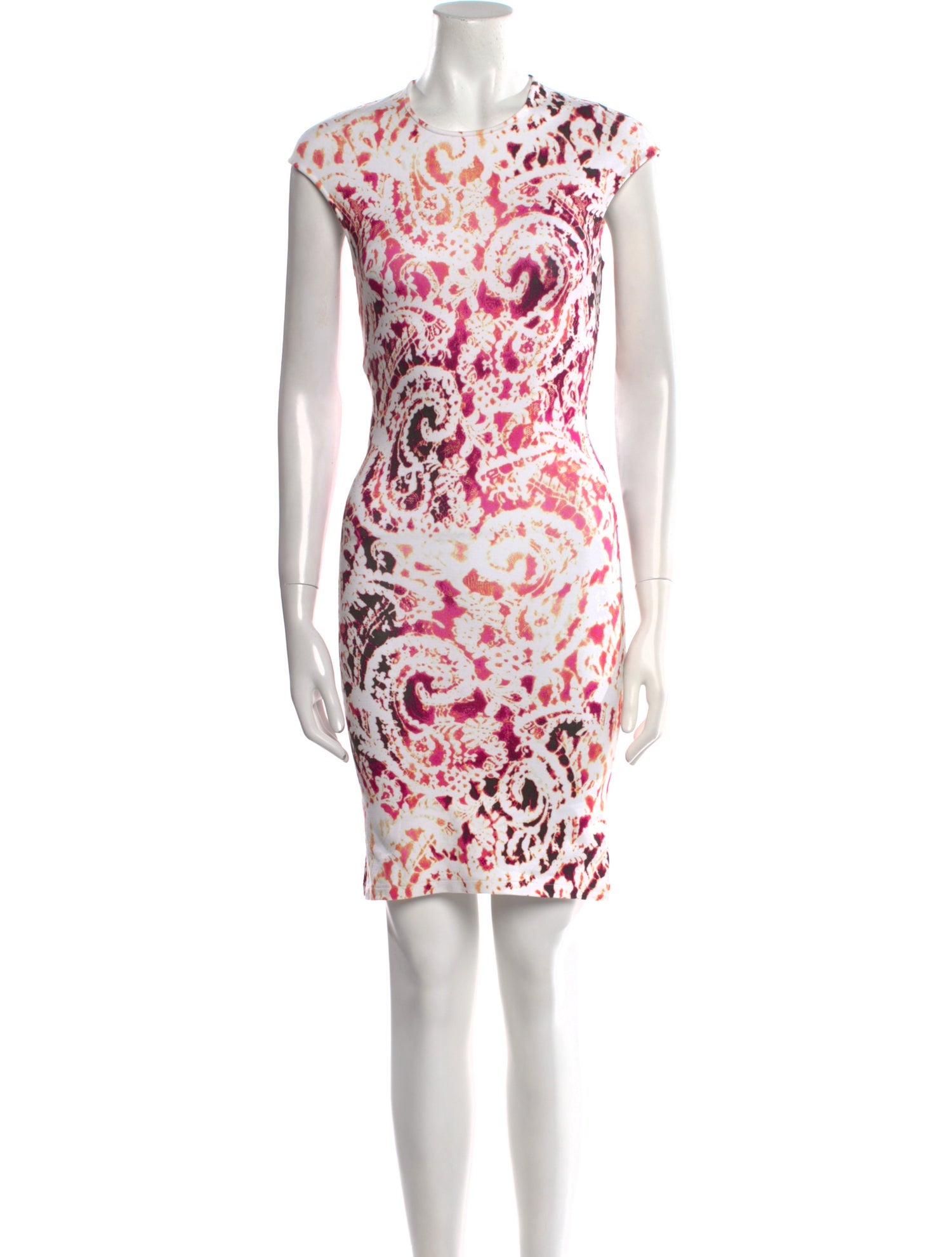 McQ Alexander McQueen Printed Mini Dress