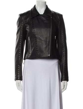 McQ Alexander McQueen Leather Biker Jacket