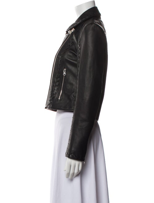 McQ Alexander McQueen Leather Biker Jacket