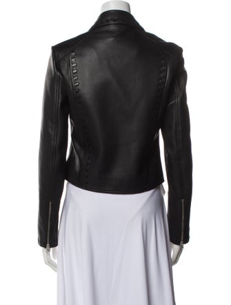 McQ Alexander McQueen Leather Biker Jacket