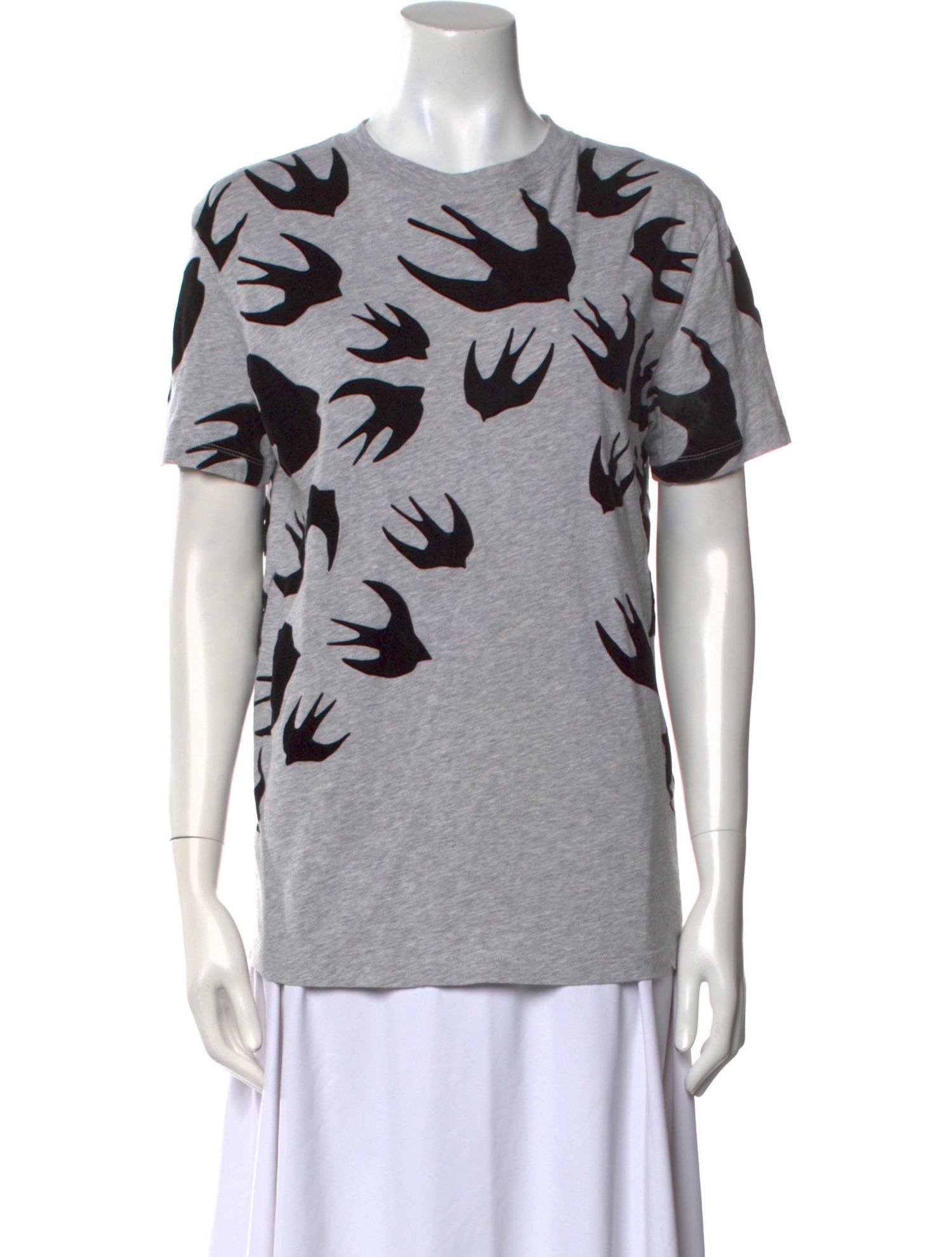 McQ Alexander McQueen Graphic Print Crew Neck T-Shirt