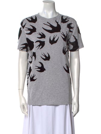 McQ Alexander McQueen Graphic Print Crew Neck T-Shirt