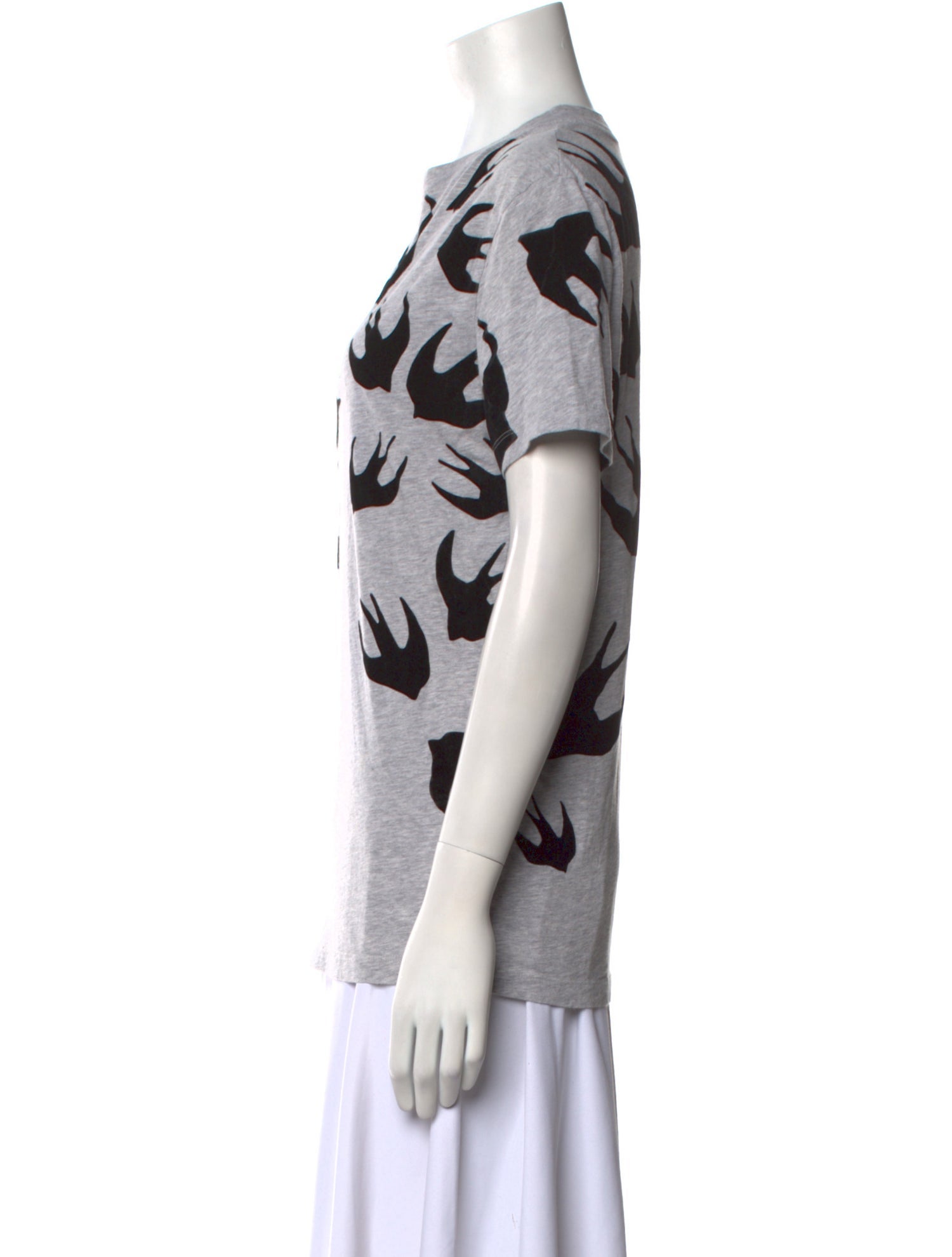 McQ Alexander McQueen Graphic Print Crew Neck T-Shirt