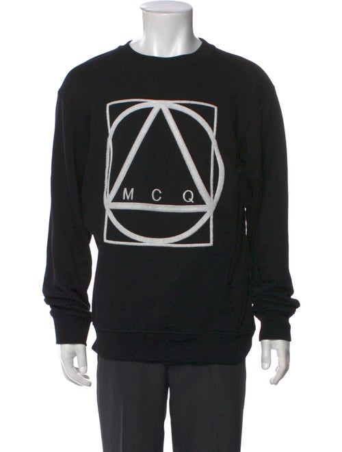 McQ Alexander McQueen Graphic Print Crew Neck Sweatshirt