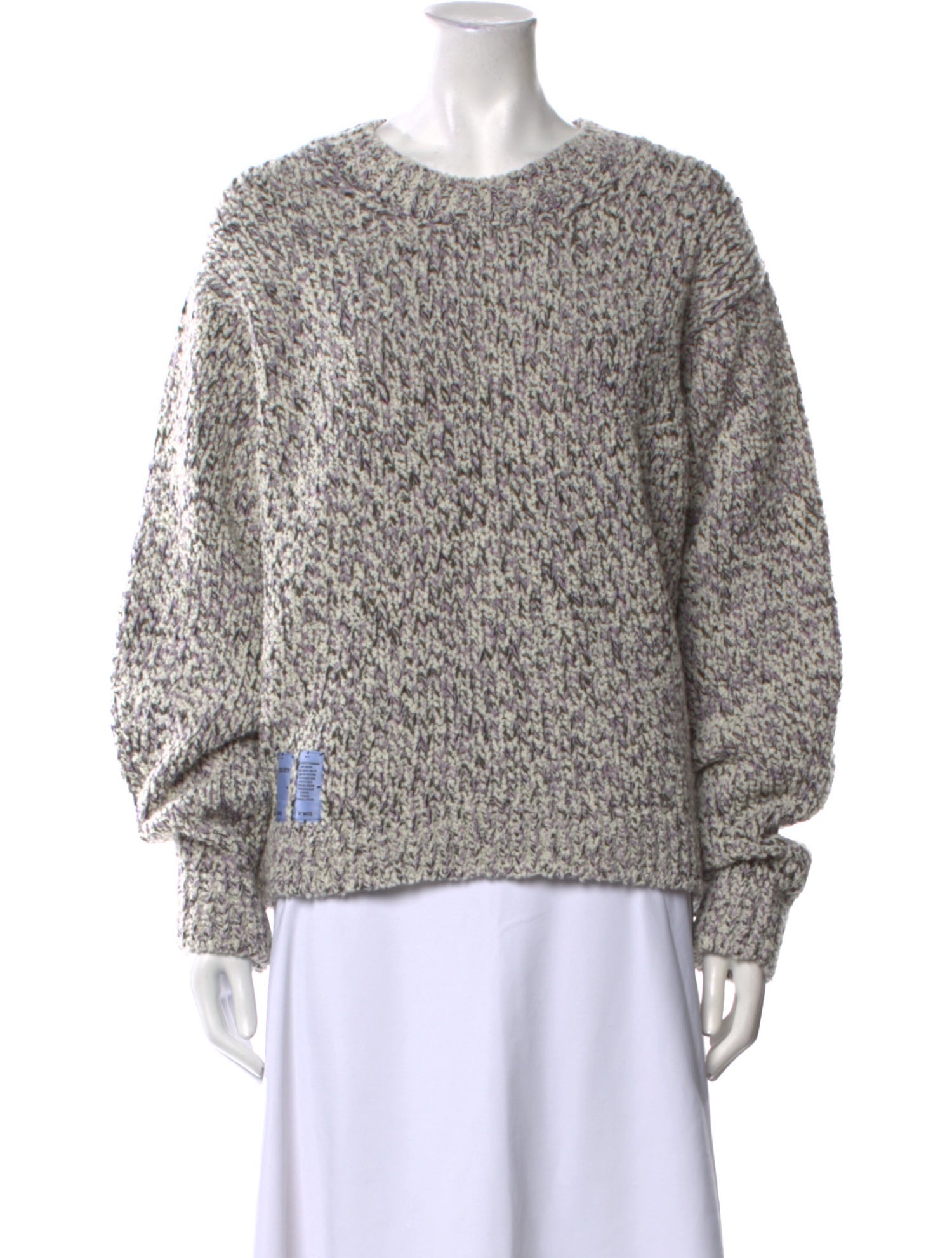 McQ Alexander McQueen In Dust Wool Sweater