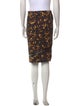 McQ Alexander McQueen Animal Print Knee-Length Skirt