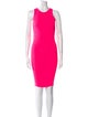McQ Alexander McQueen Scoop Neck Knee-Length Dress