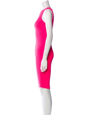 McQ Alexander McQueen Scoop Neck Knee-Length Dress