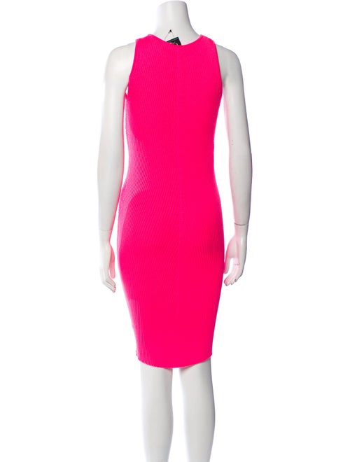 McQ Alexander McQueen Scoop Neck Knee-Length Dress