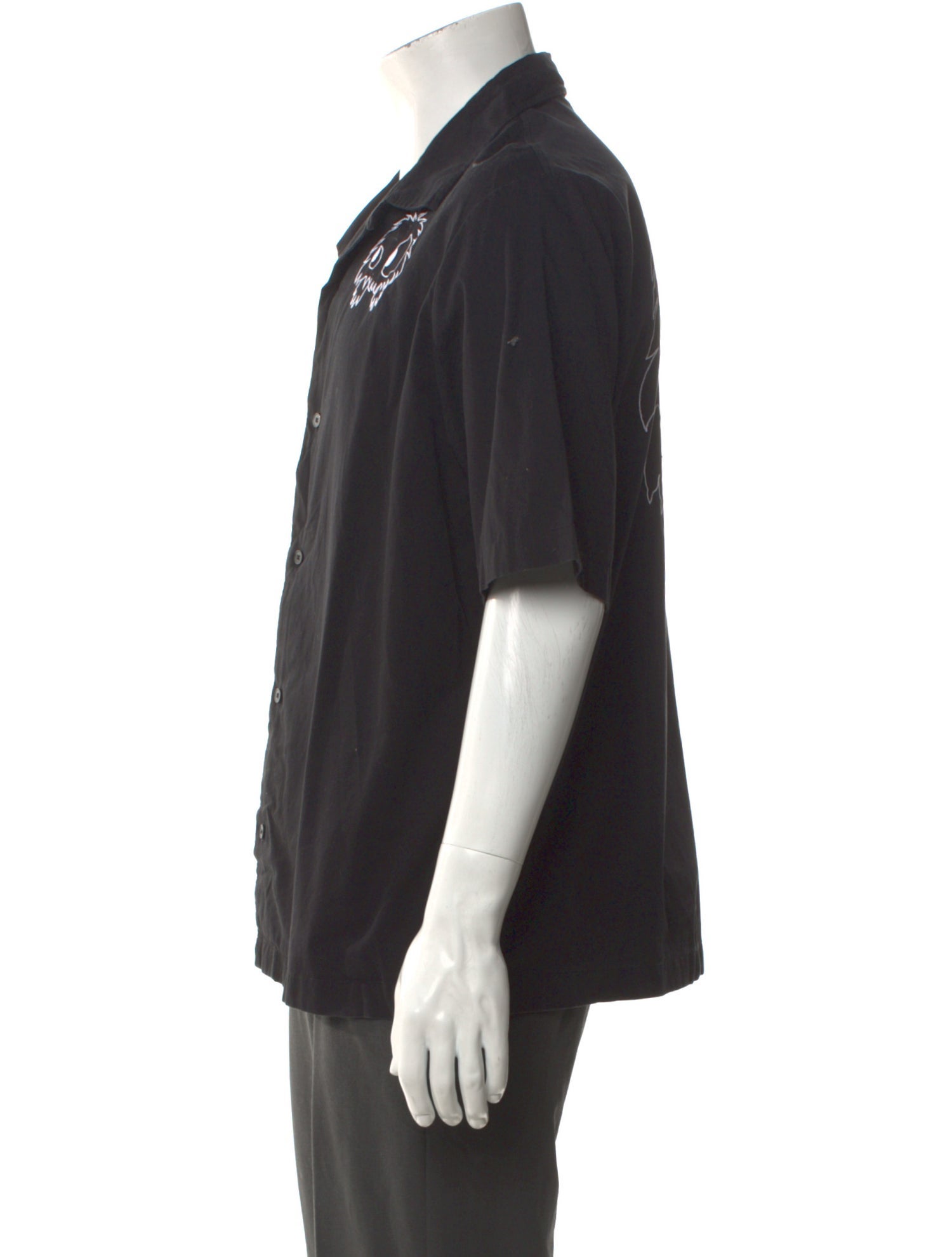 McQ Alexander McQueen Graphic Print Short Sleeve Shirt