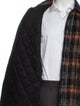 McQ Alexander McQueen Plaid Print Peacoat
