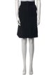 McQ Alexander McQueen Leather Trim Embellishment Knee-Length Skirt