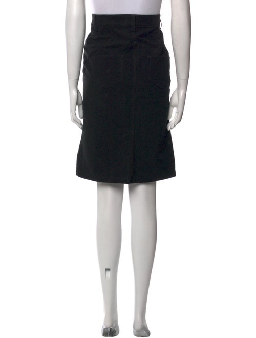 McQ Alexander McQueen Leather Trim Embellishment Knee-Length Skirt