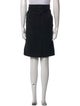 McQ Alexander McQueen Leather Trim Embellishment Knee-Length Skirt
