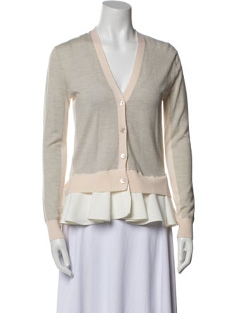 McQ Alexander McQueen Wool Colorblock Pattern Sweater