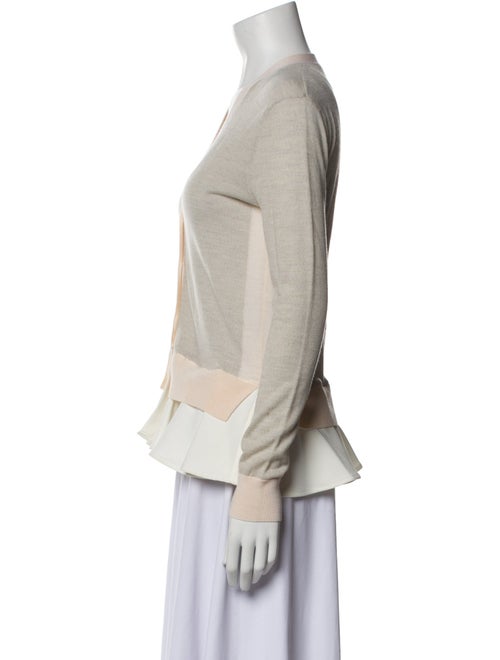 McQ Alexander McQueen Wool Colorblock Pattern Sweater