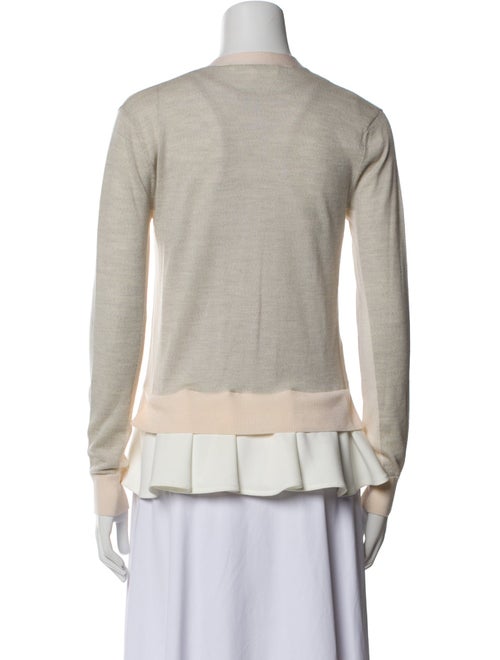 McQ Alexander McQueen Wool Colorblock Pattern Sweater