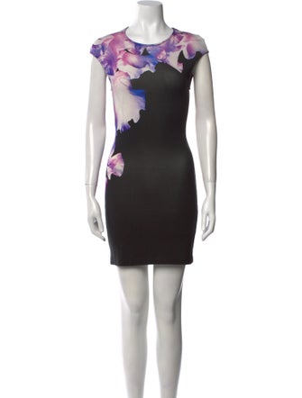 McQ Alexander McQueen Printed Mini Dress